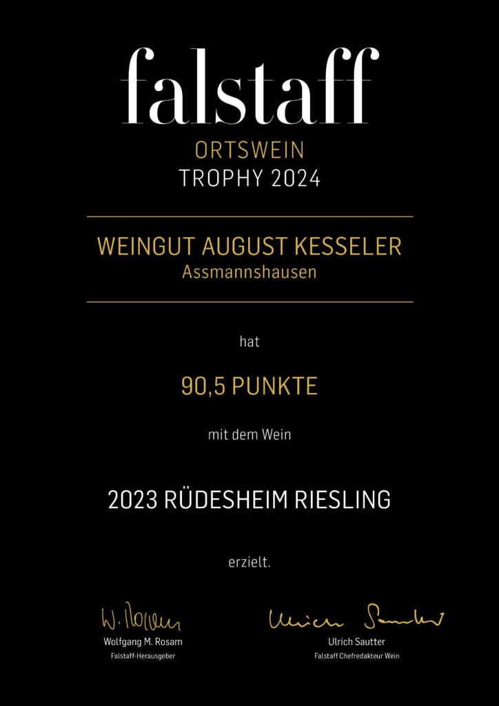 Weingut-August-Kesseler_falsaff-Trophy-90.5-Punkte_Ruedesheim-Ortswein